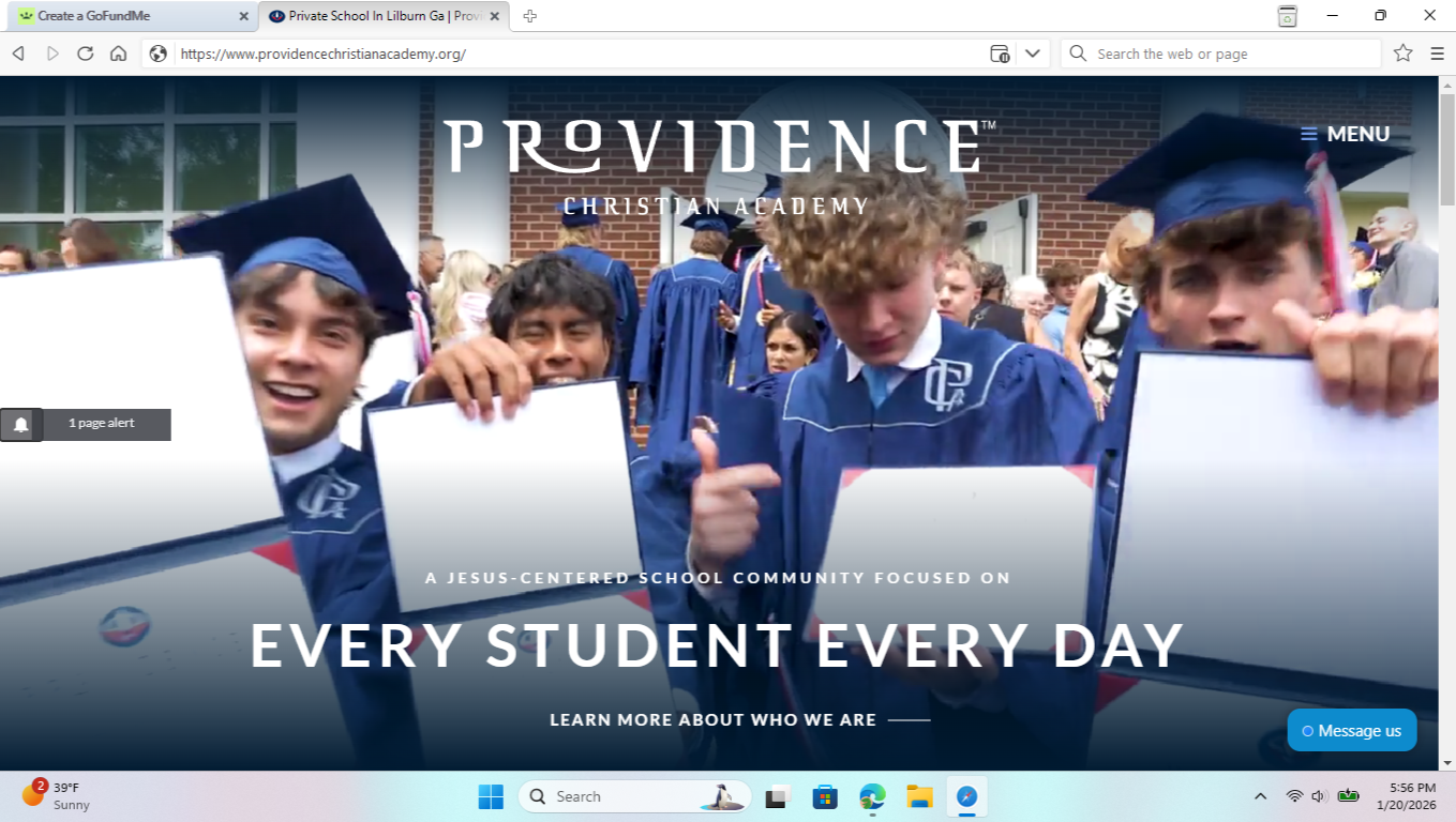 Help Garrett Attend Providence Christian Academy photo