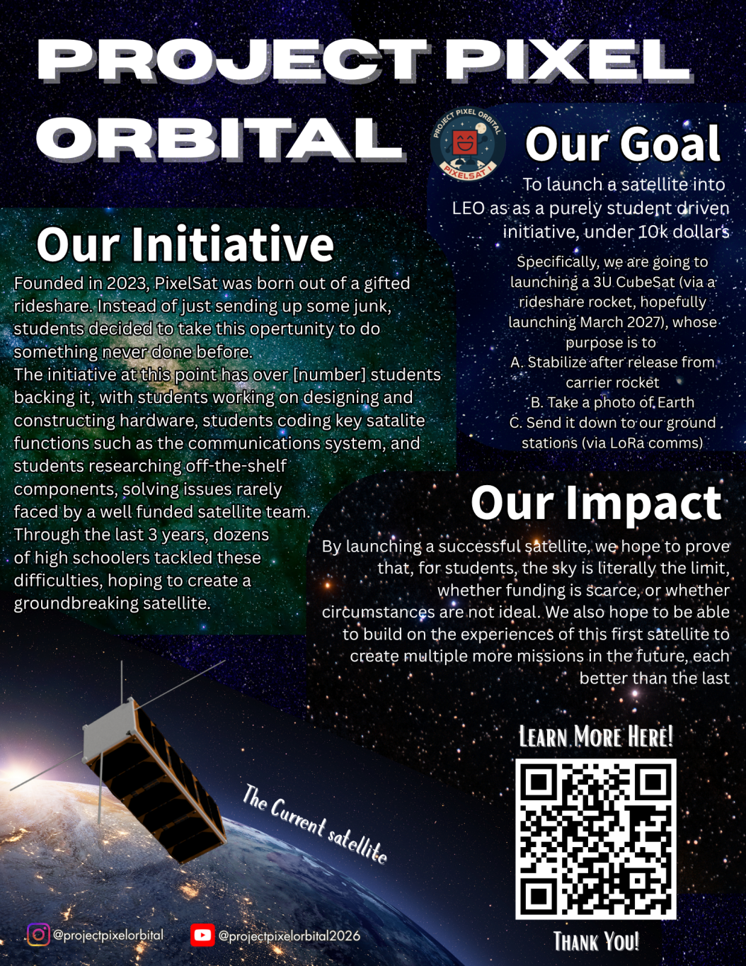 Support Project Pixel Orbital's Pixelsat Mission campaign photo, 2 of 5