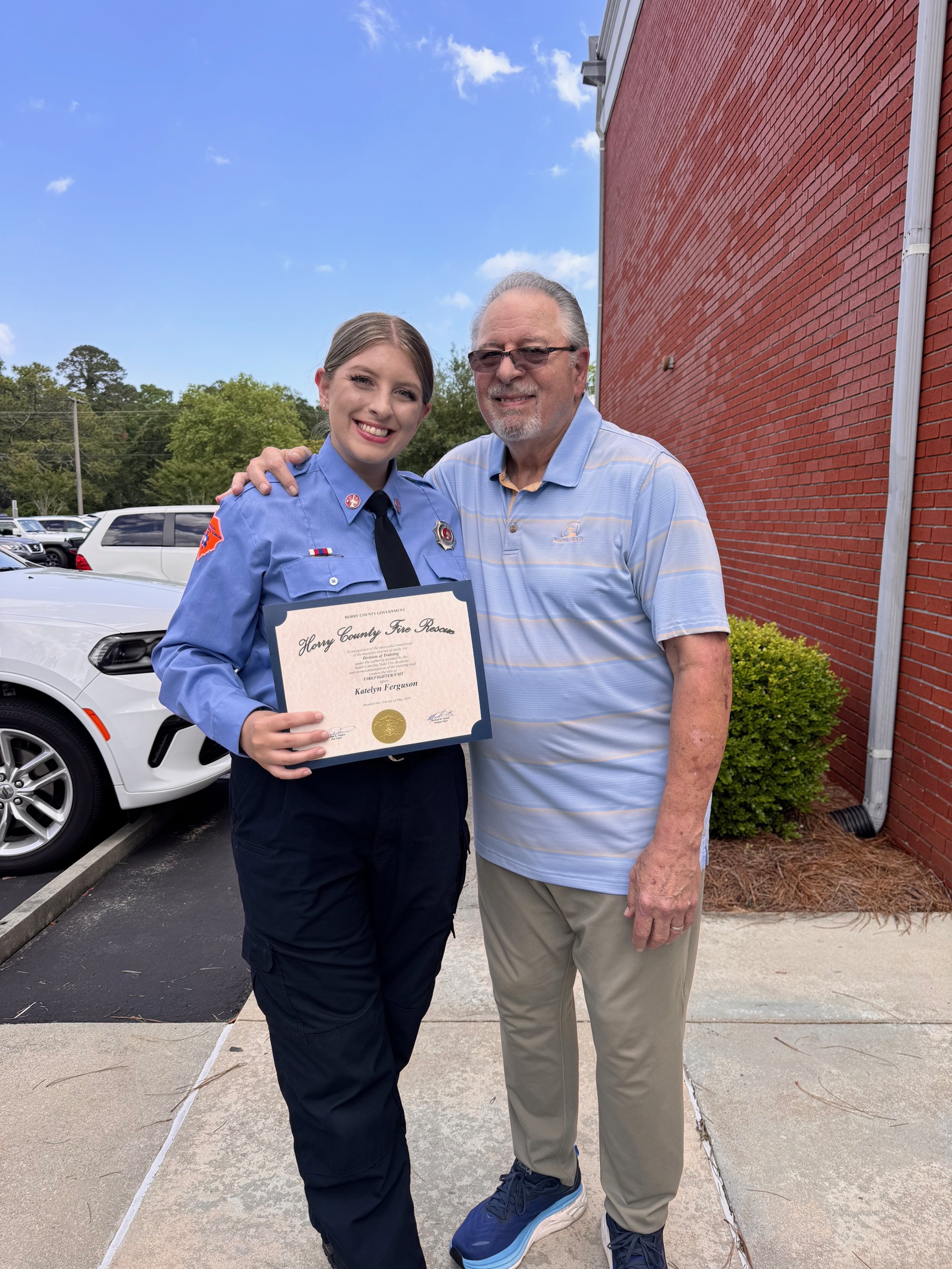 Firefighter-EMT Katelyn Ferguson campaign photo, 5 of 8