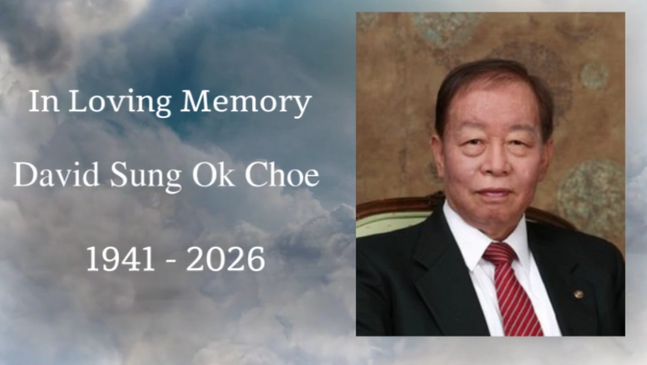 A Loving Farewell for David Sung Ok Choe
