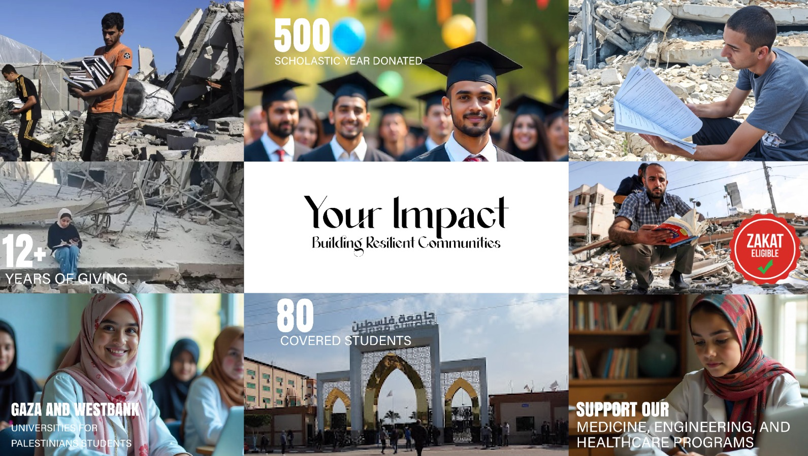 Donate for Educating Students in Gaza to Uplift the Nation!