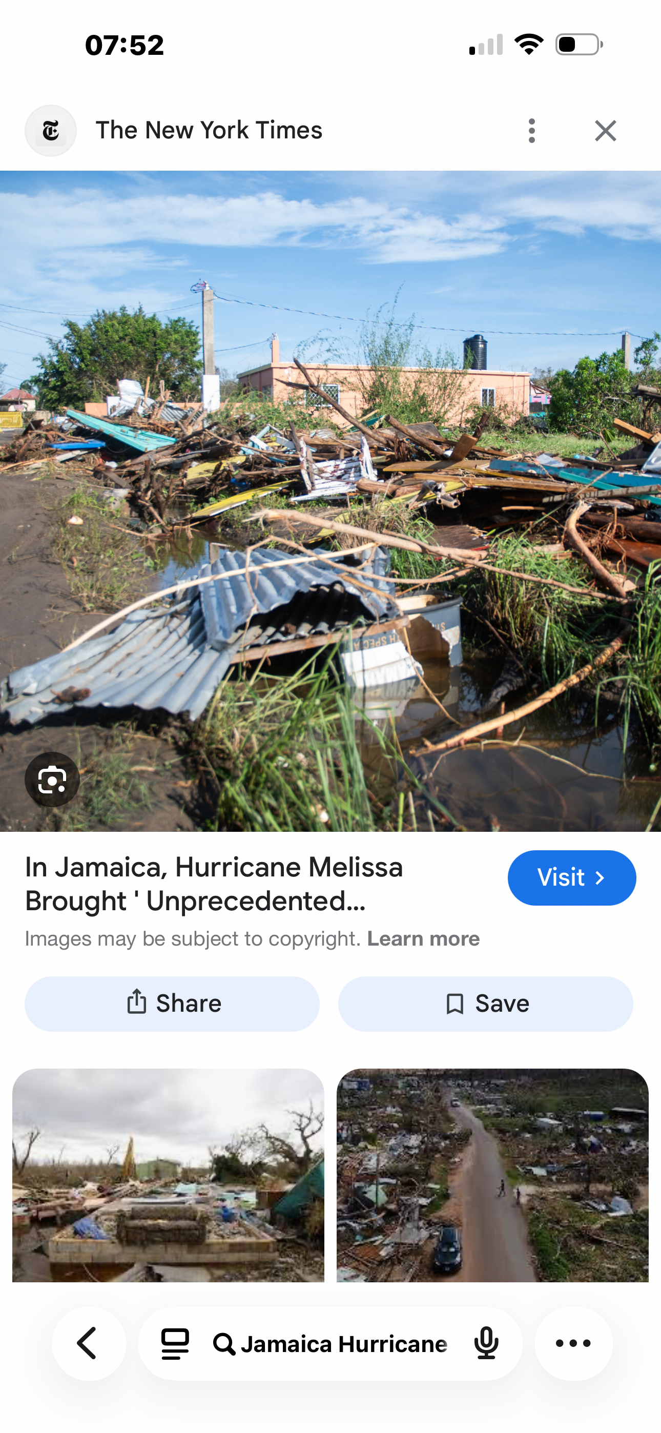 Hurricane Relief Jamaica. Food shortages campaign photo, 4 of 7