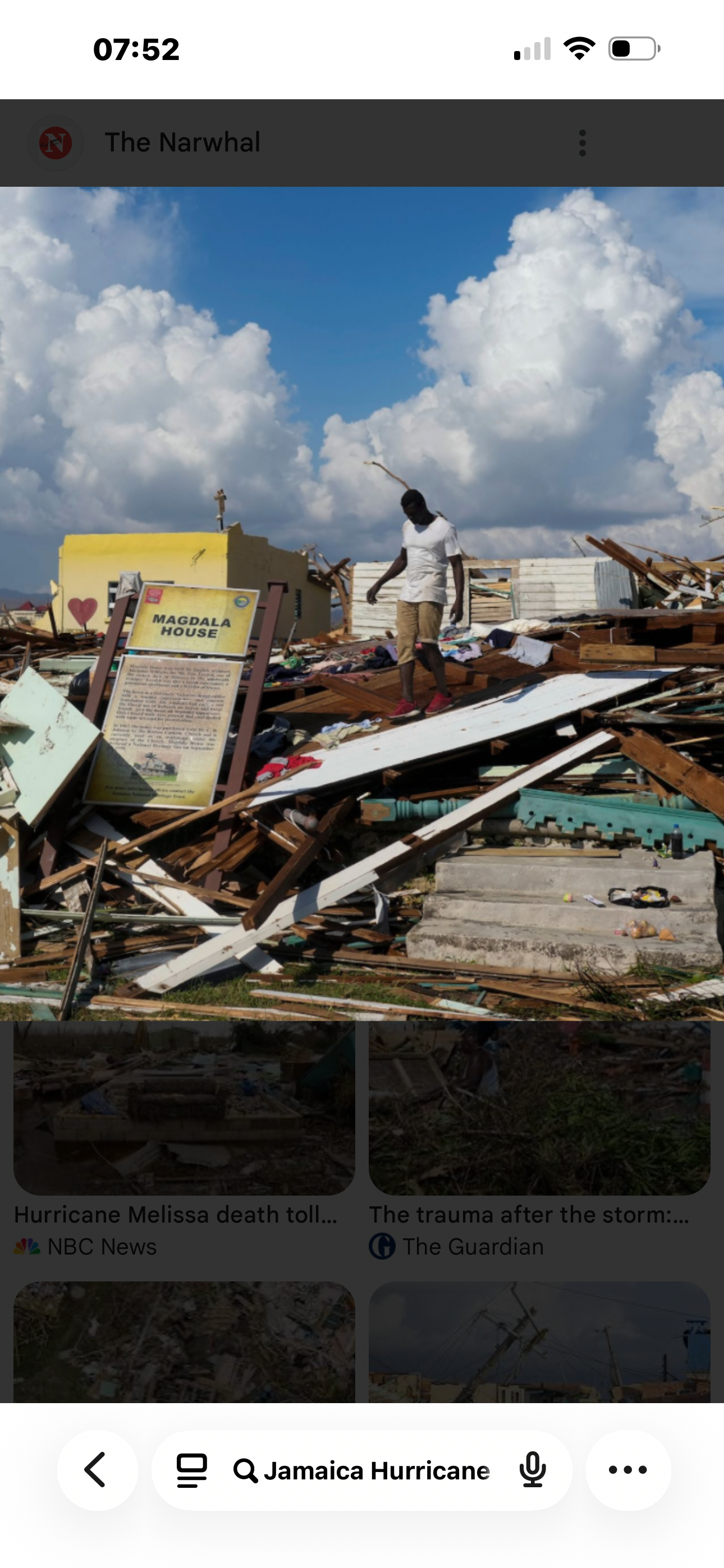 Hurricane Relief Jamaica. Food shortages campaign photo, 5 of 7