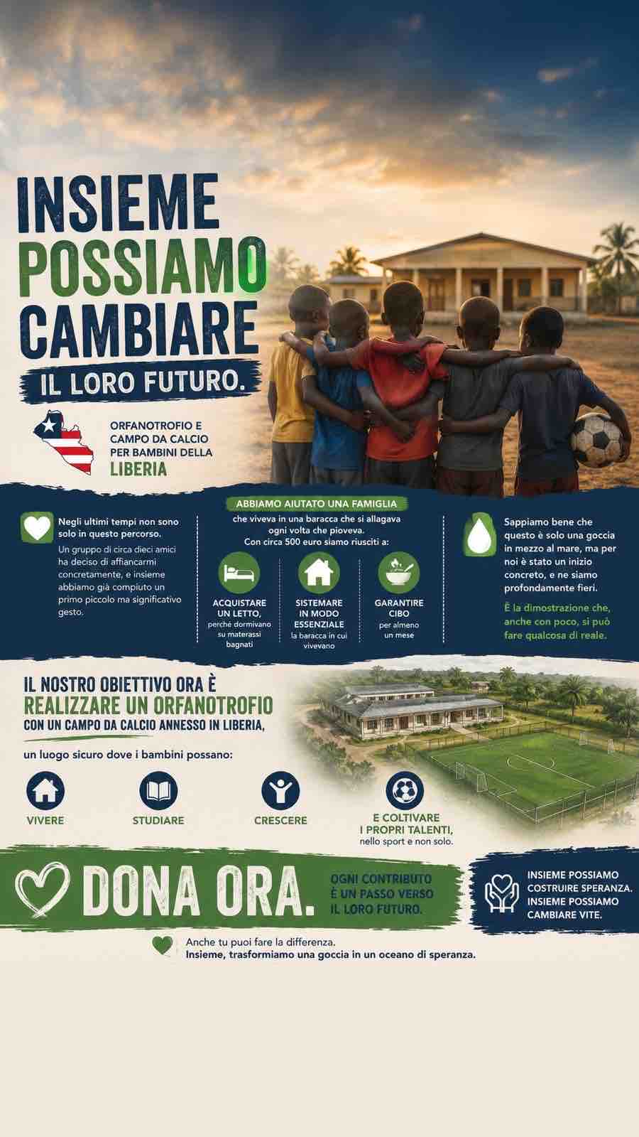 Orfanotrofio e campo da calcio per bambini della Liberia campaign photo, 2 of 5
