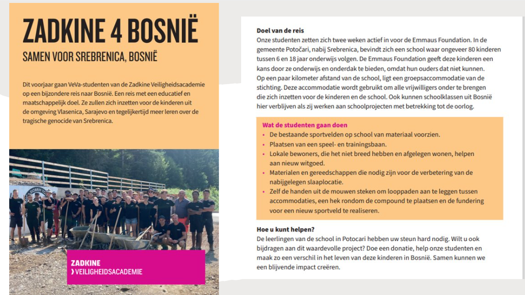 Samen voor Bosnië campaign photo, 4 of 5