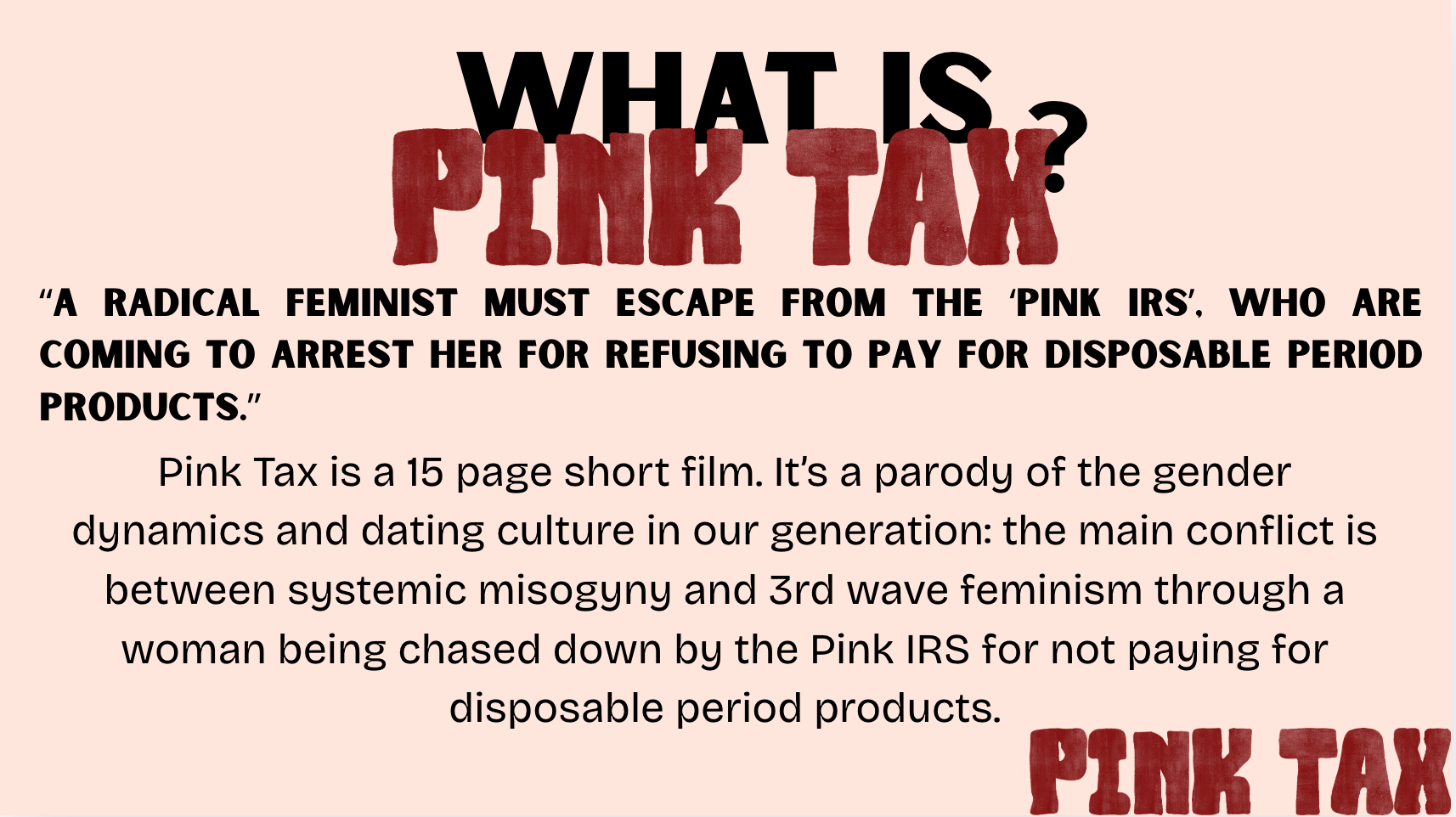 Donate to Student Film "Pink Tax" at UCSB! campaign photo, 2 of 8