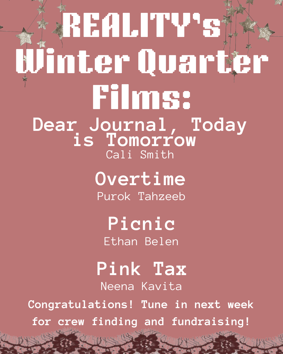 Donate to Student Film "Pink Tax" at UCSB! campaign photo, 6 of 8
