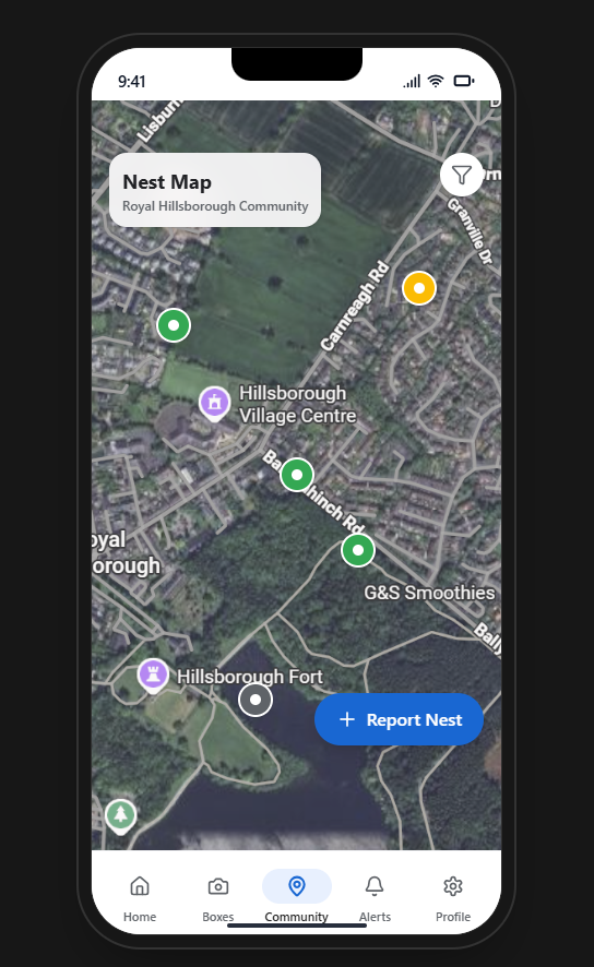 Smart nest to Bring Back the Swifts campaign photo, 2 of 8