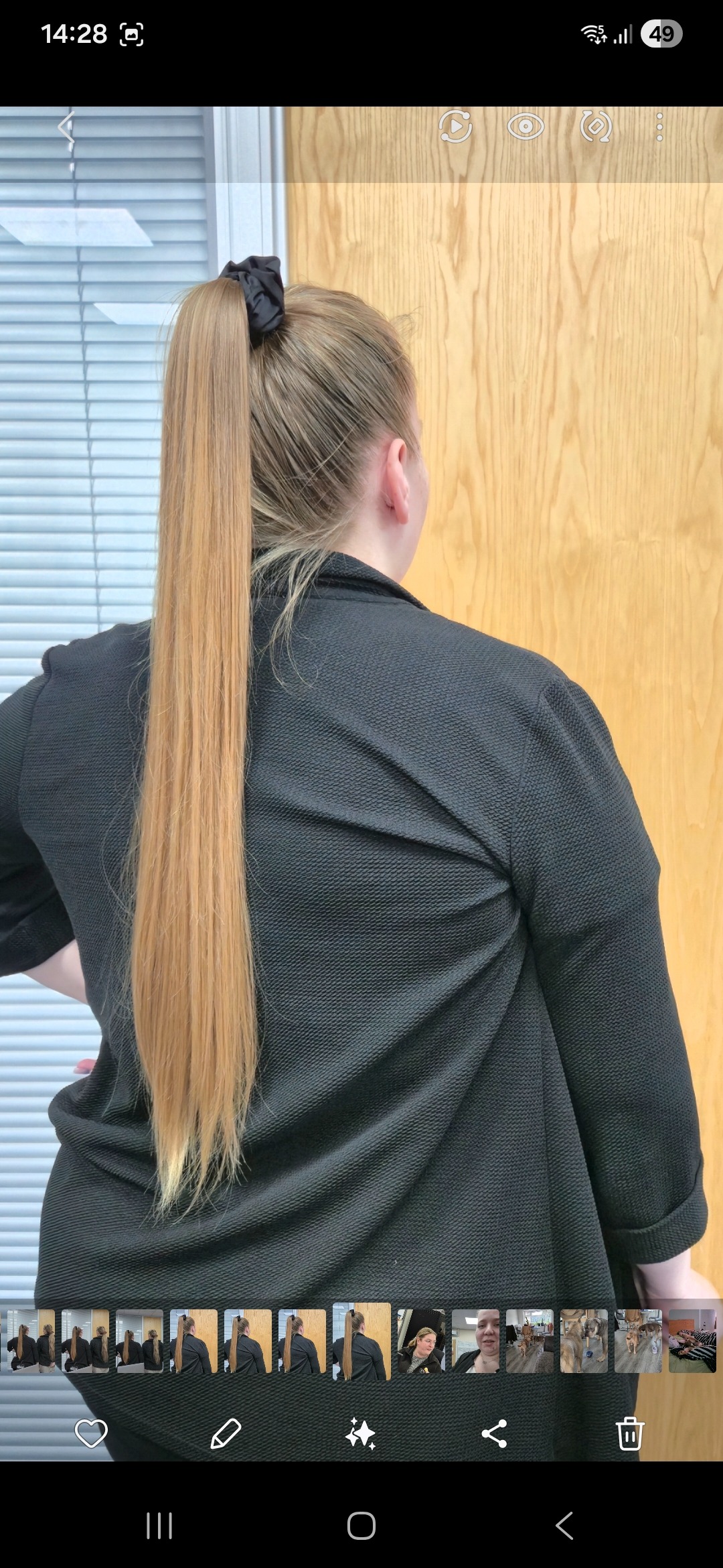 Edyta's Hair Donation campaign photo, 2 of 4