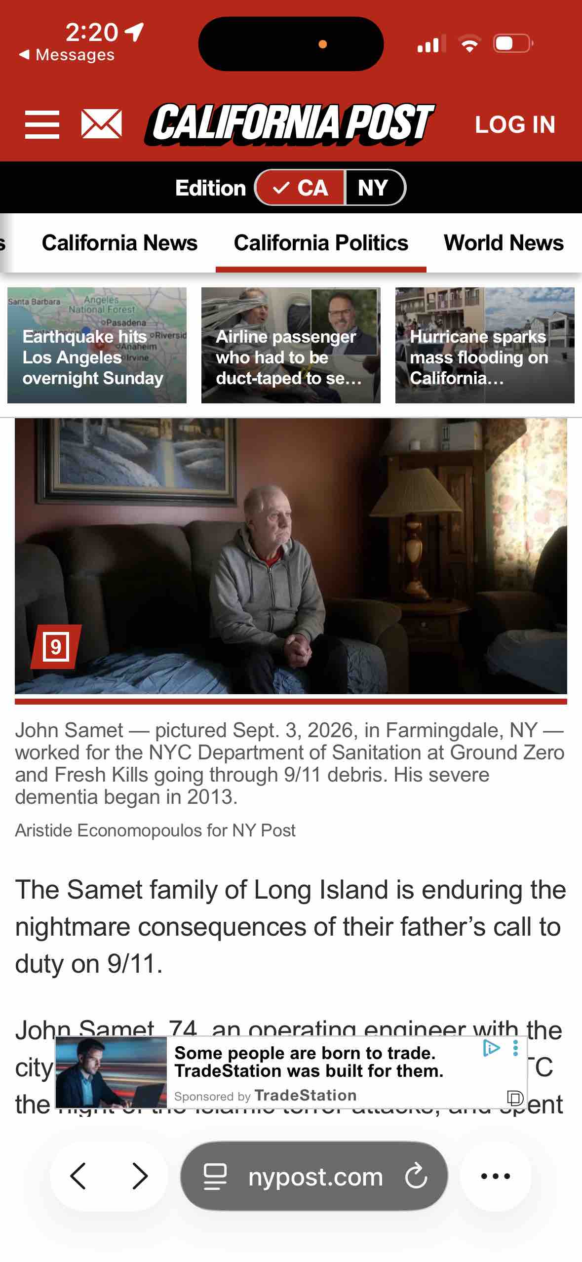 A 911 Hero Is Losing His Mind — and the System Is Letting H campaign photo, 8 of 11