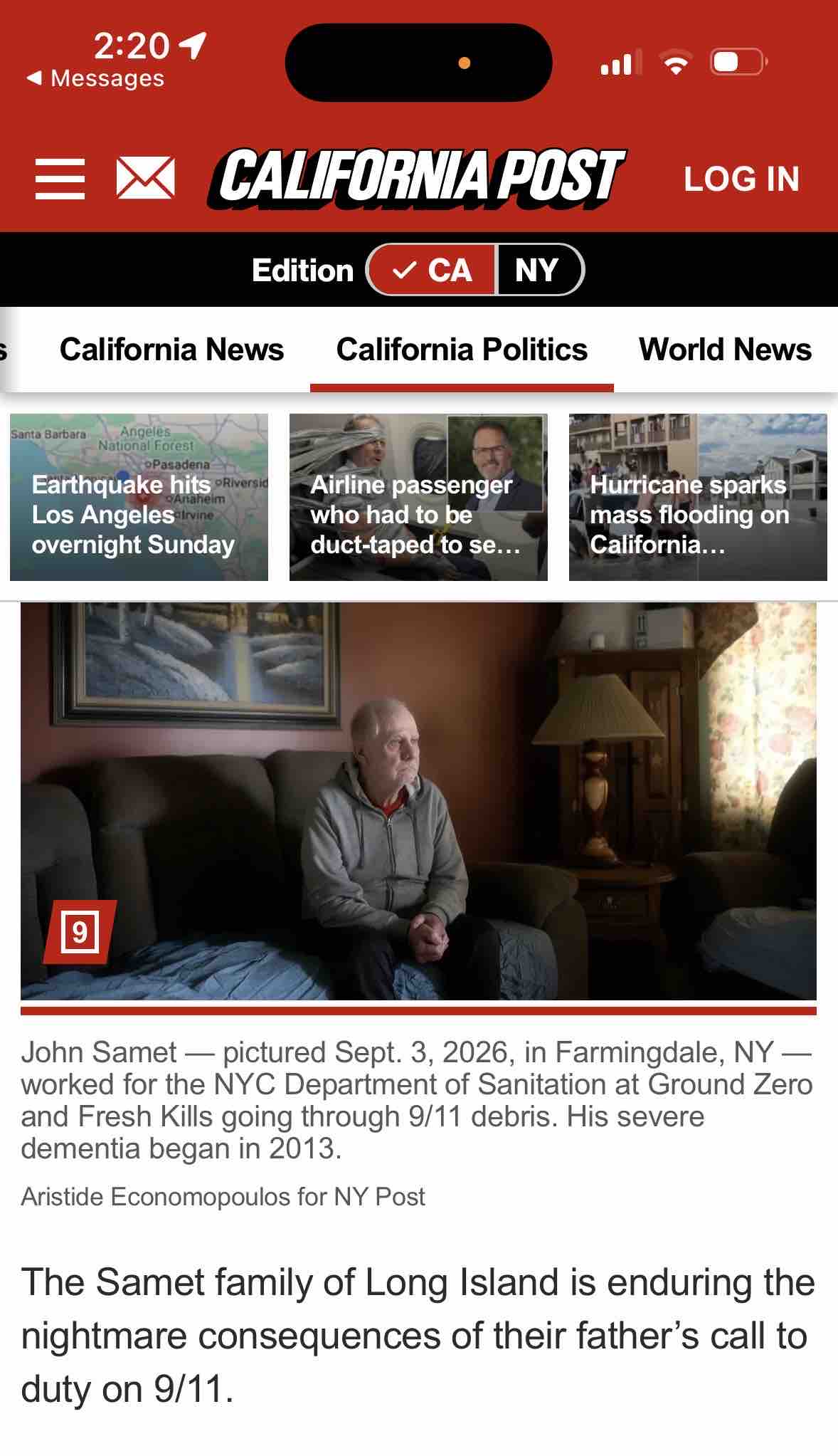 A 911 Hero Is Losing His Mind — and the System Is Letting H campaign photo, 9 of 11