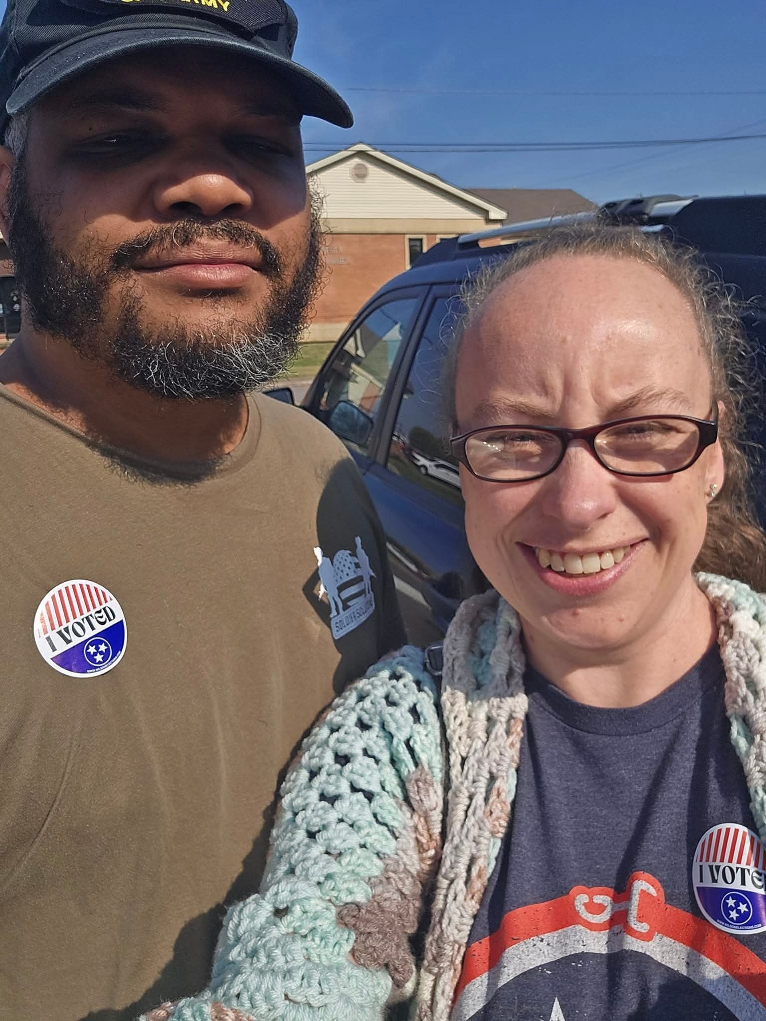 Standing with Keelan and Jordan in Lebanon, TN campaign photo, 2 of 6