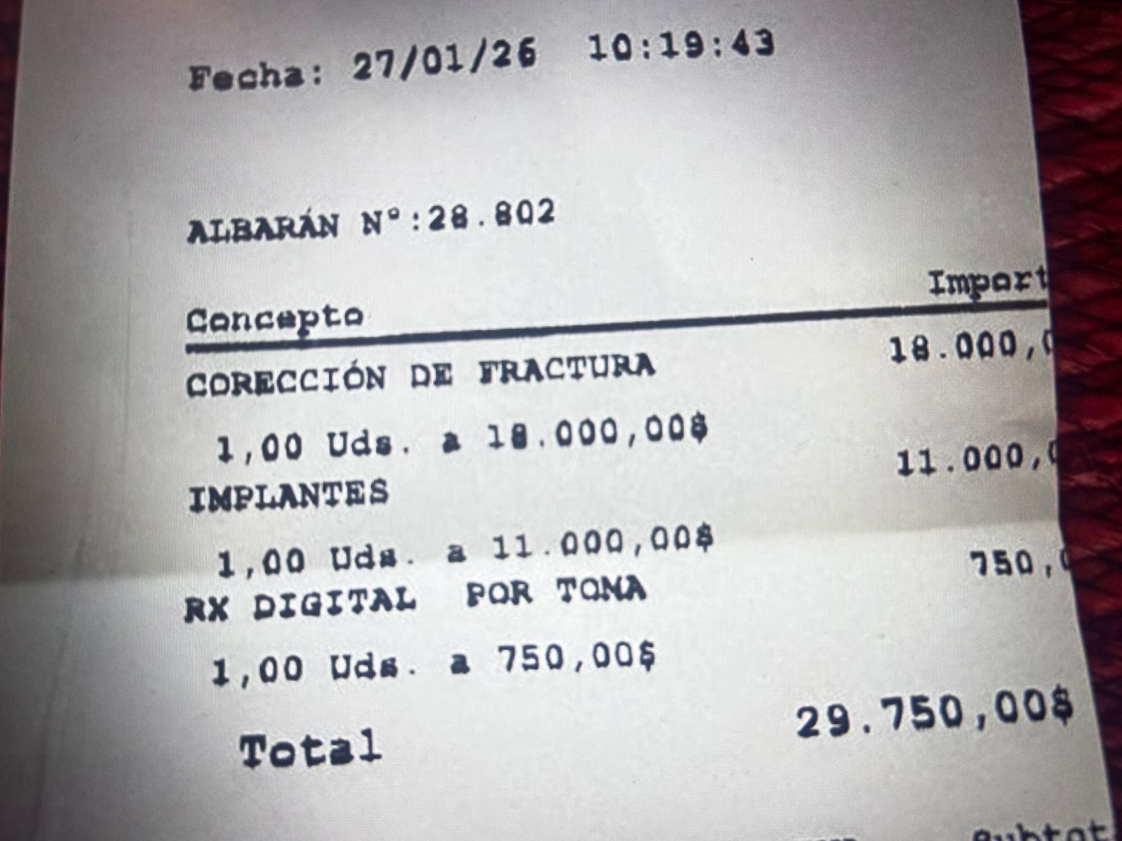 Ayuda para la cirugía ortopédica de Chumi campaign photo, 4 of 6