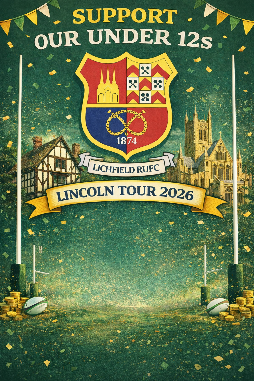 Lichfield Under 12s Rugby Tour Lincoln 2026 campaign photo, 2 of 4