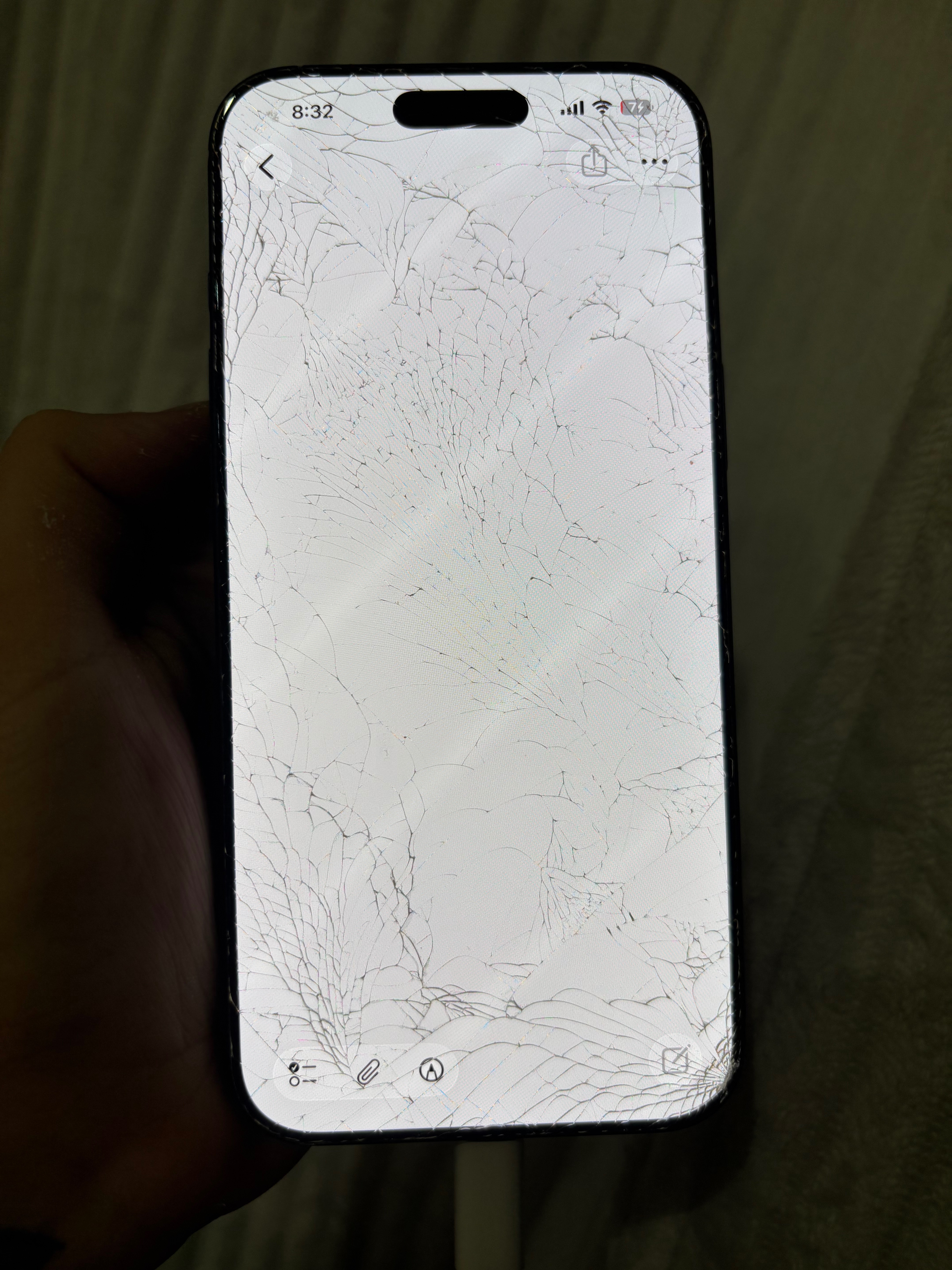 To fix my iPhone 17PoMax after The Hs boxing event incident campaign photo, 2 of 5