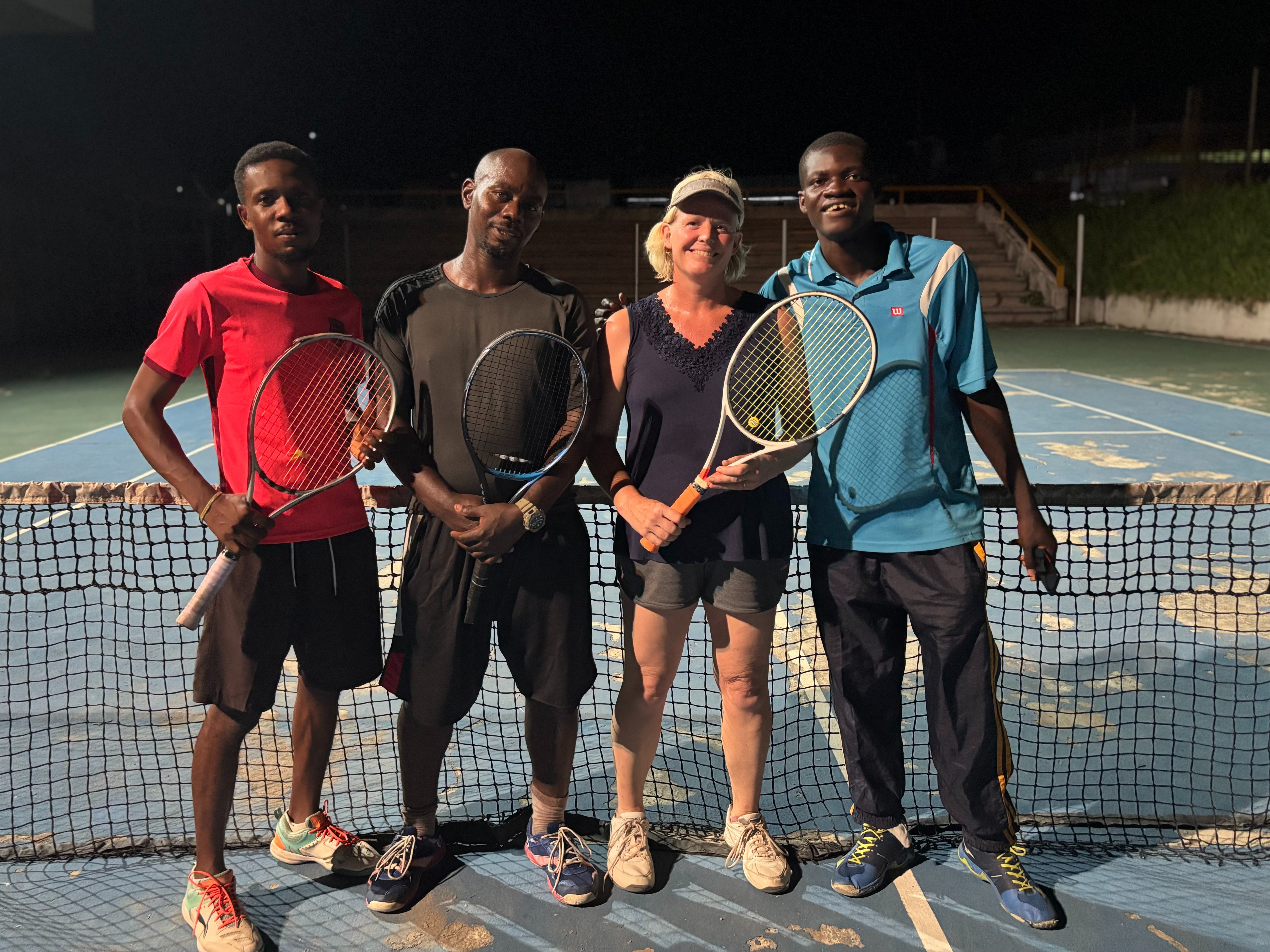 Support tennis in Nigeria: OAU court resurfacing project campaign photo, 2 of 4