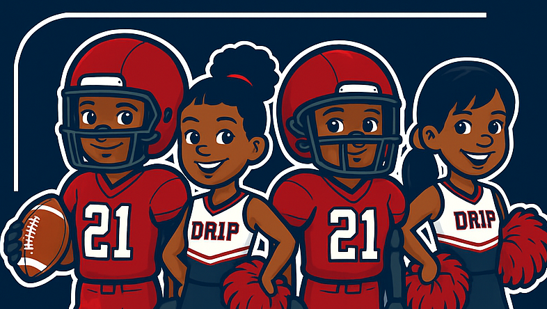 Support Drip Supreme Youth Football photo