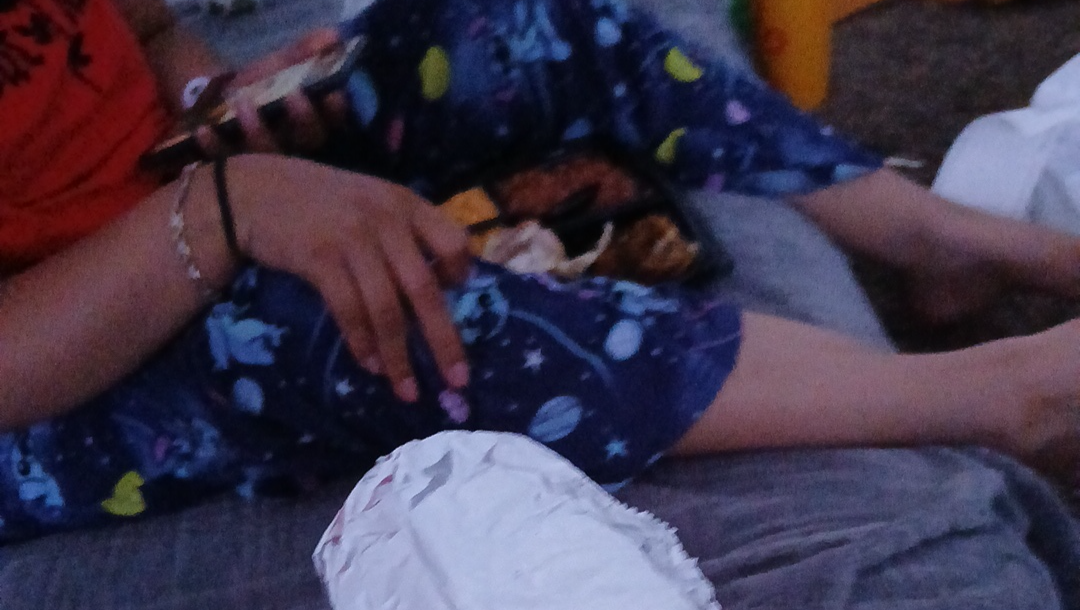 the rent, of a mother, baby 1 and a half years old.