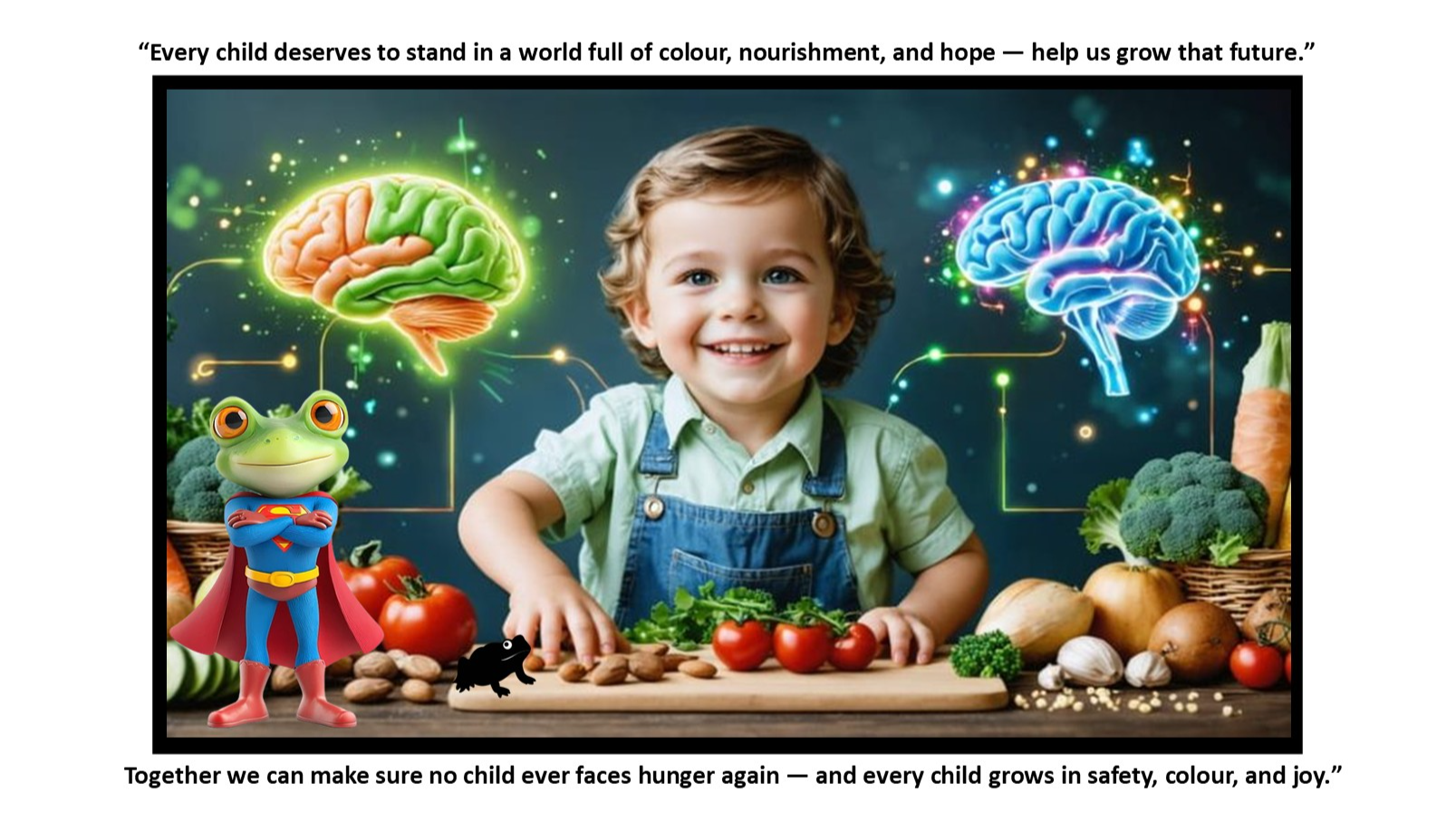 “Froggy’s Law: No Child Should Go Hungry”