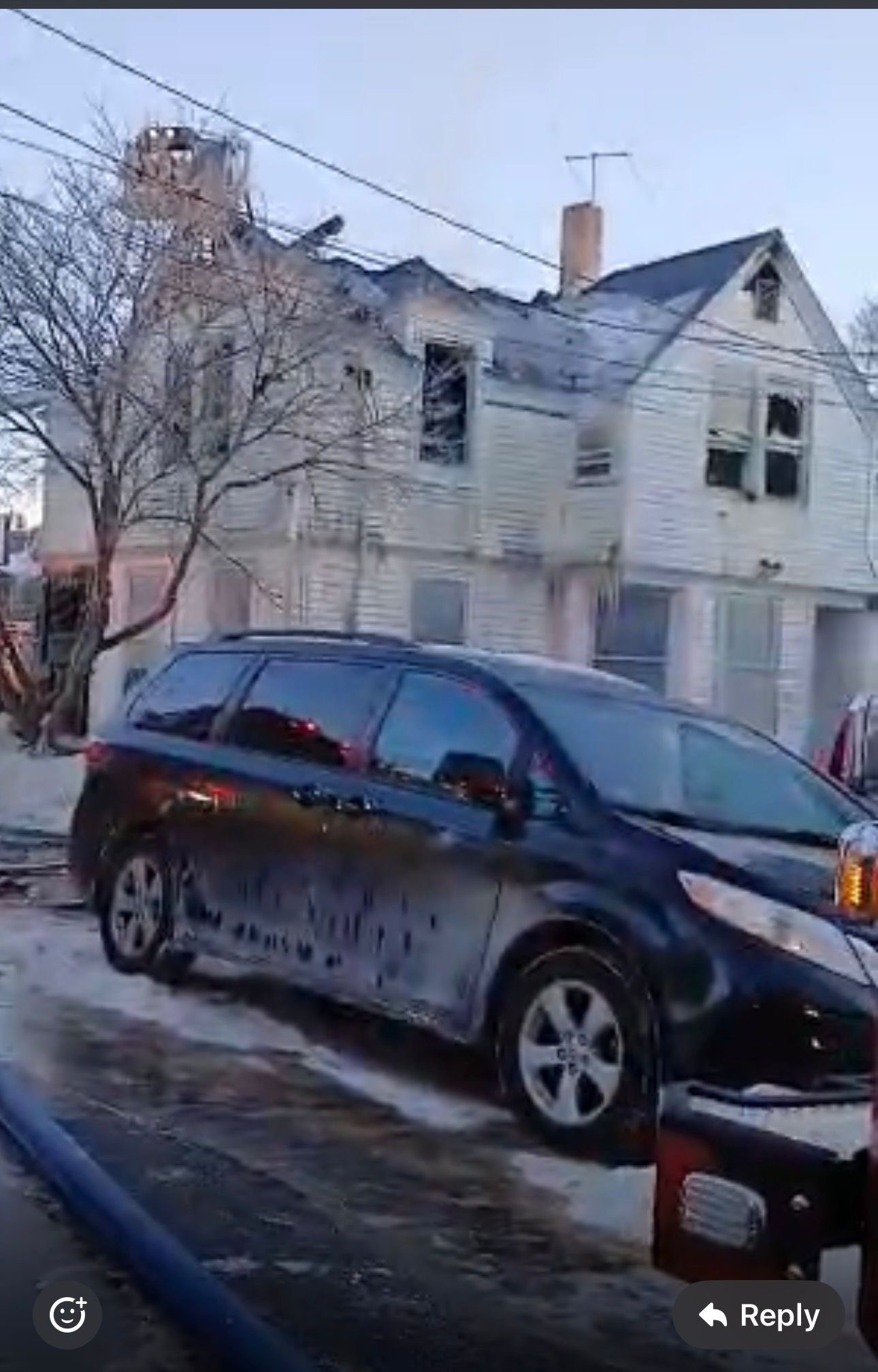There was a house fire in Lowell Massachusetts campaign photo, 6 of 8