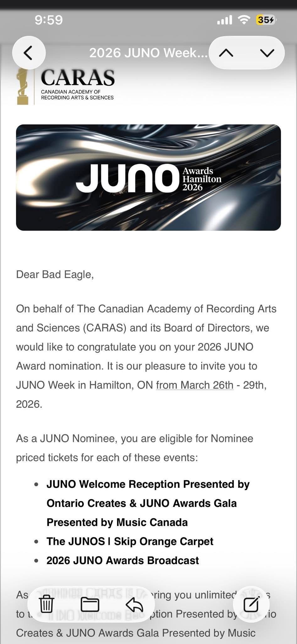 Send Gary and Elijiah to the Juno Awards campaign photo, 2 of 5