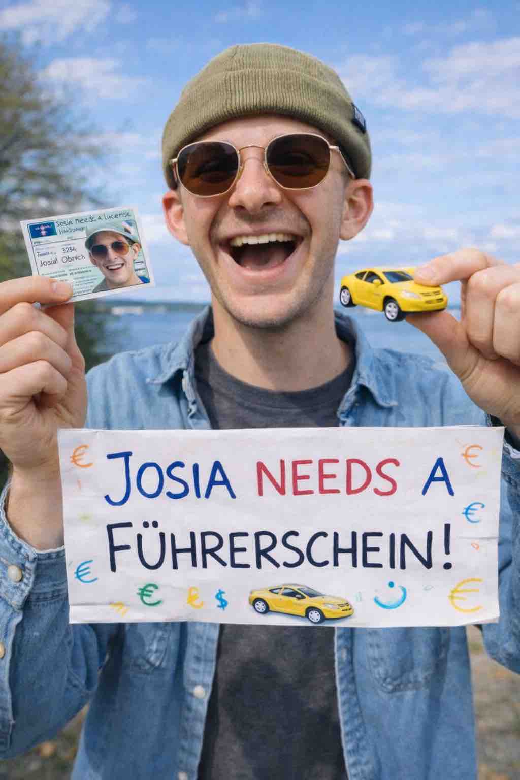 Josia needs a license!! campaign photo, 4 of 5