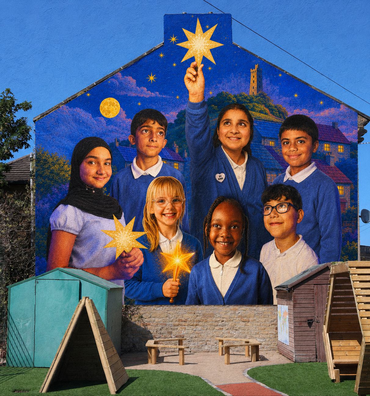 Reaching for the Stars - A Mural for Spring Grove campaign photo, 2 of 5