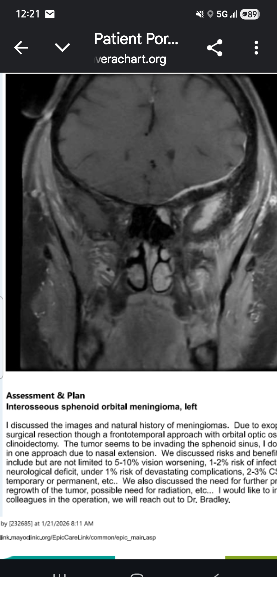 Support Jennifer's recovery after removal of tumor on skull campaign photo, 5 of 8