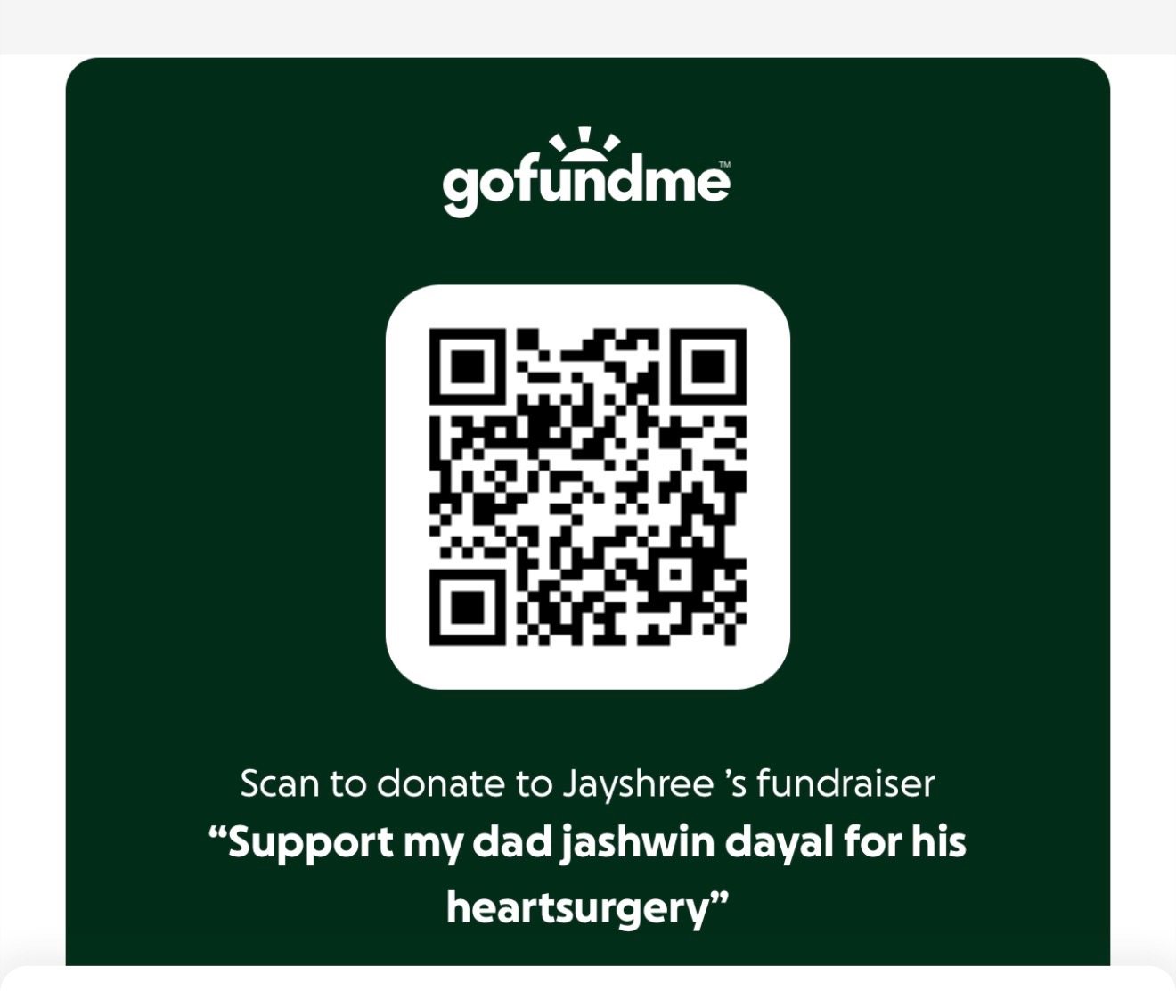 Support my dad jashwin dayal for his heartsurgery campaign photo, 2 of 5