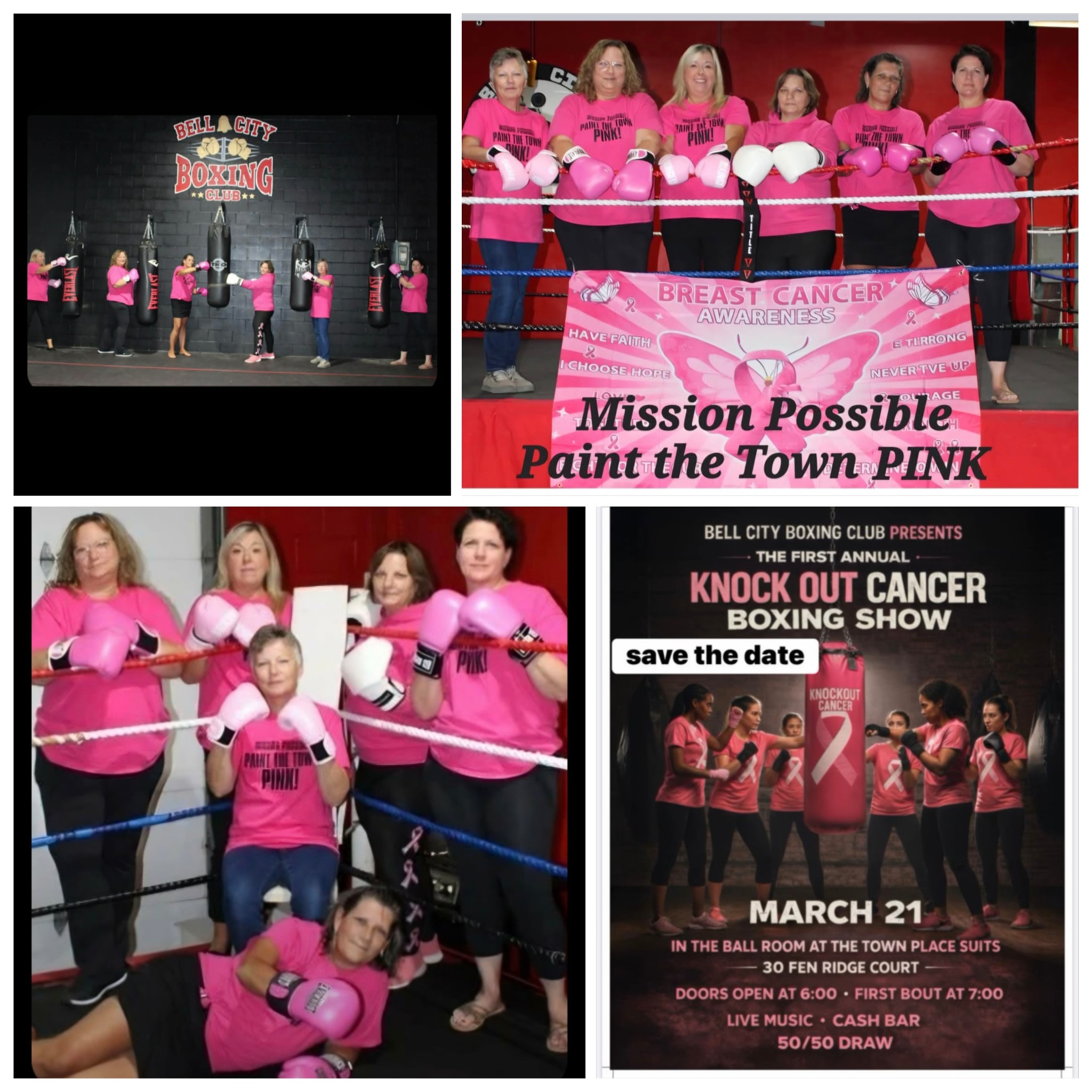 Supporting a Community Boxing Event for Cancer Awareness campaign photo, 4 of 5