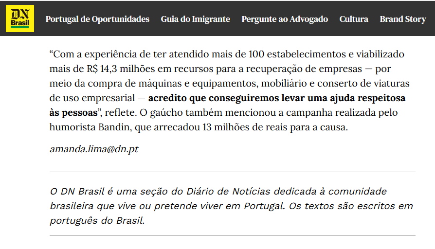 Foto da arrecadação Ajuda aos atingidos pelas cheias e perdas de rendimentos, 5 de 8