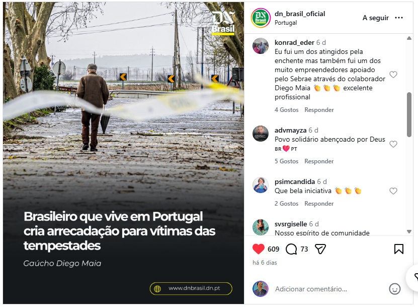 Foto da arrecadação Ajuda aos atingidos pelas cheias e perdas de rendimentos, 6 de 8
