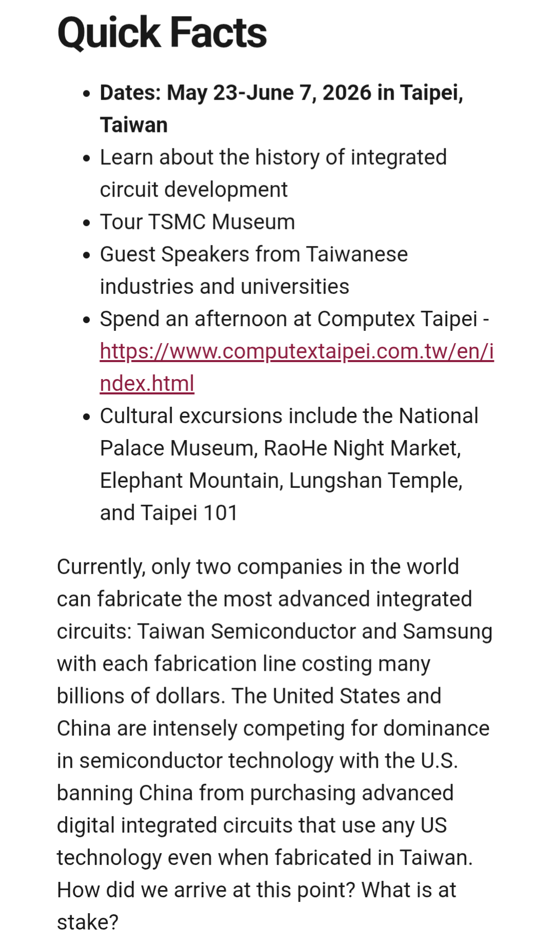 Support My Semiconductor Research in Taipei campaign photo, 6 of 7