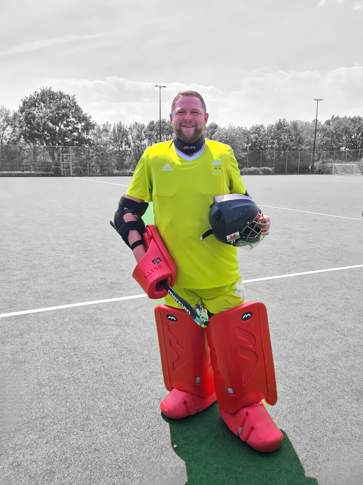 Hockey Goalkeeper - 3 Peaks challenge campaign photo, 5 of 6