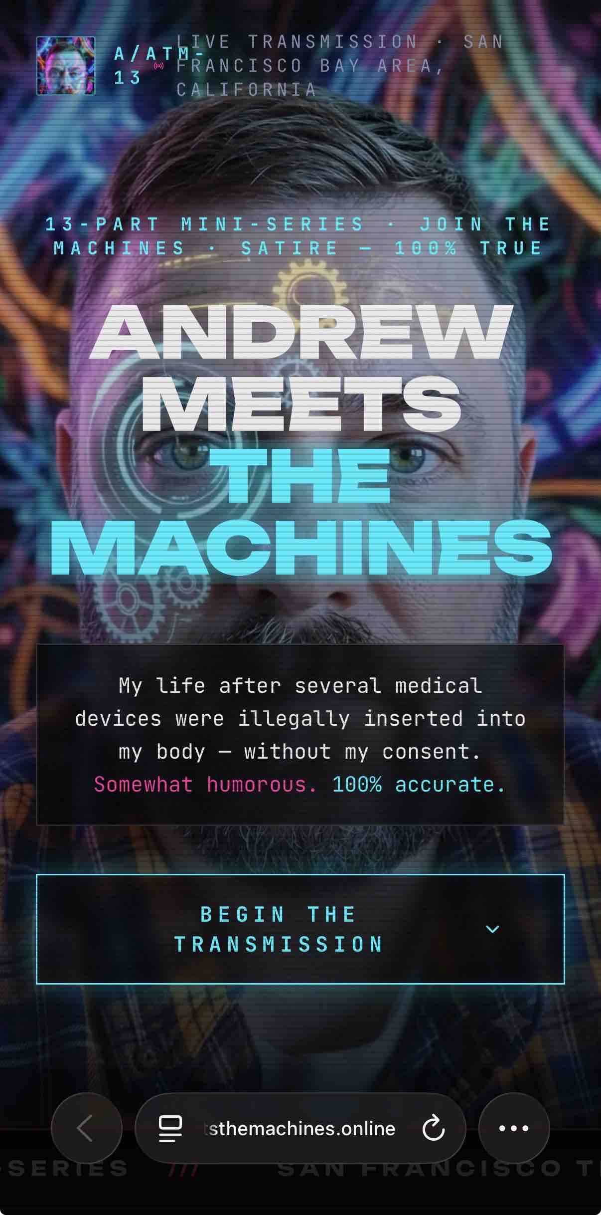 Support ‘Andrew Meets the machines' campaign photo, 6 of 6