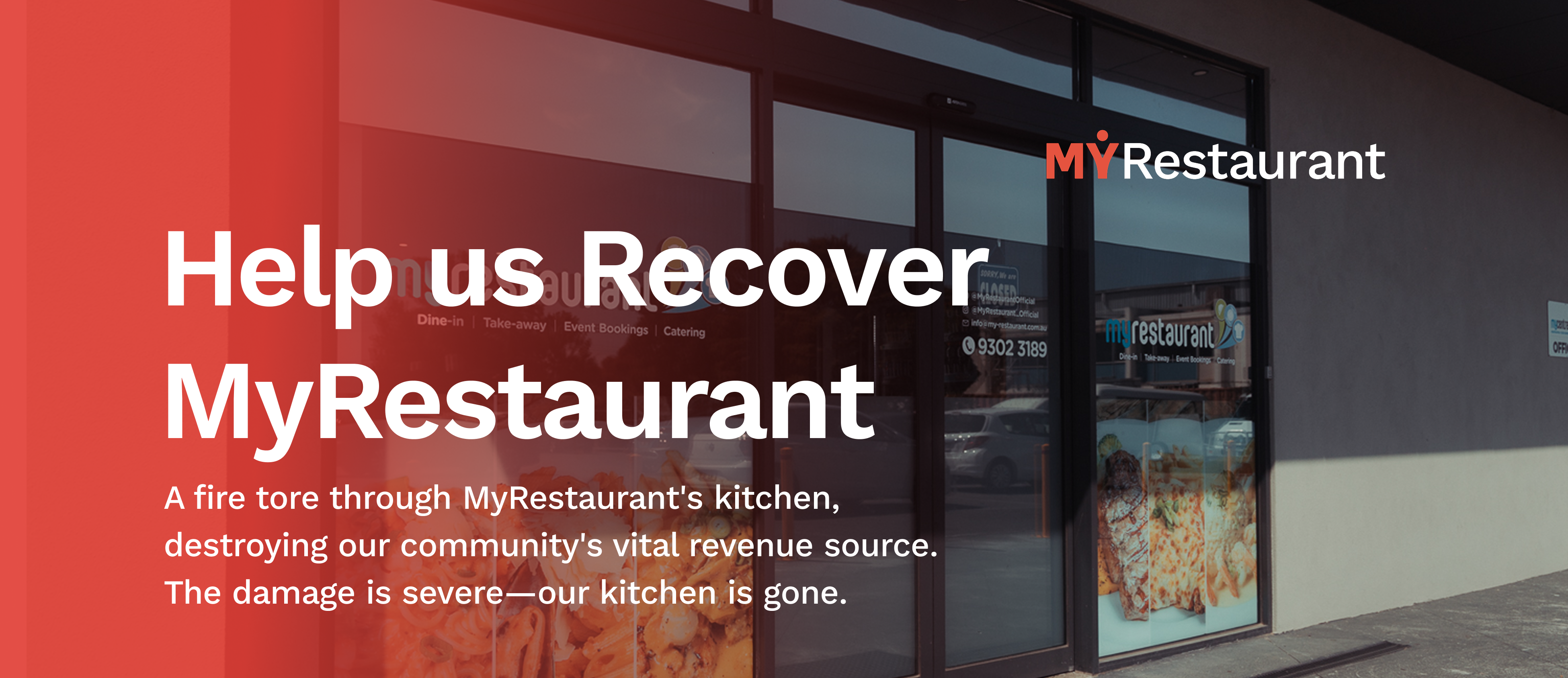 MyRestaurant Burned. Our Community Needs It Back. campaign photo, 2 of 8