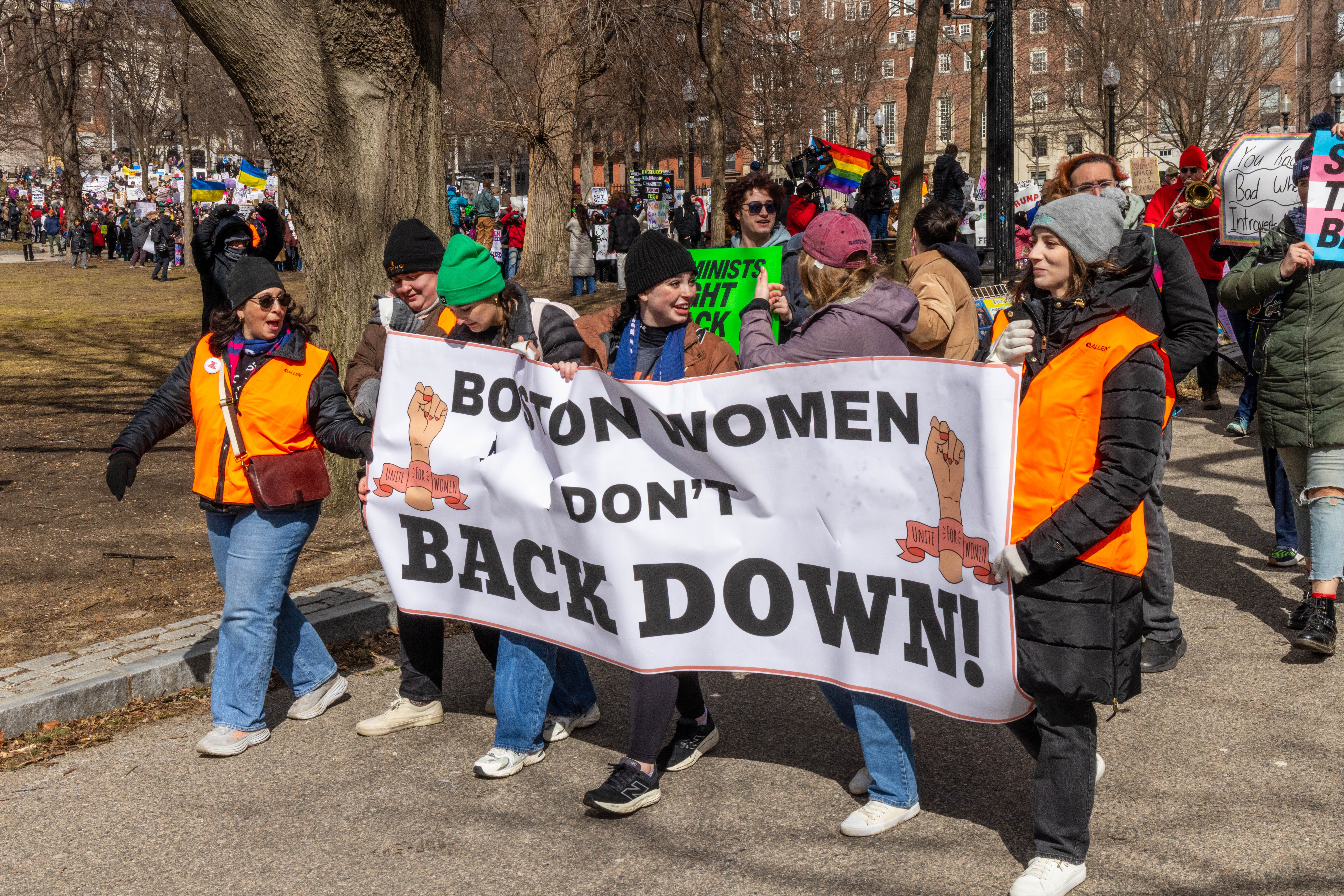 Boston Women's March- International Women's Day campaign photo, 5 of 8