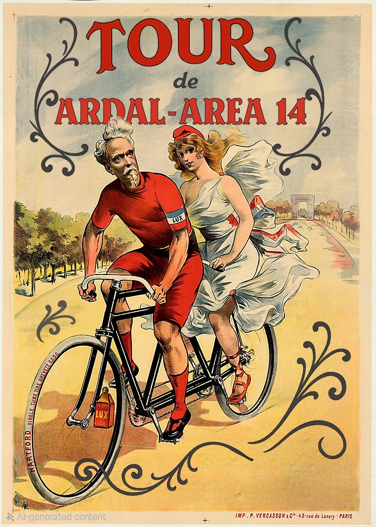 Tour de Ardal - Area 14 Sialens Tandem Challenge campaign photo, 2 of 7
