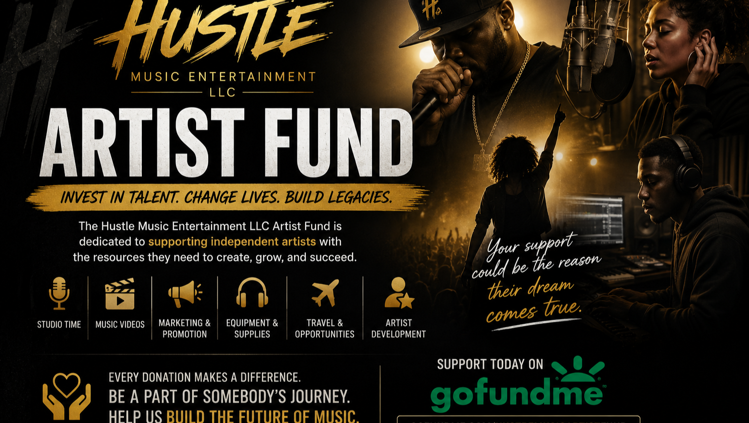HUSTLE MUSIC ENTERTAINMENT LLC ARTIST FUND. photo