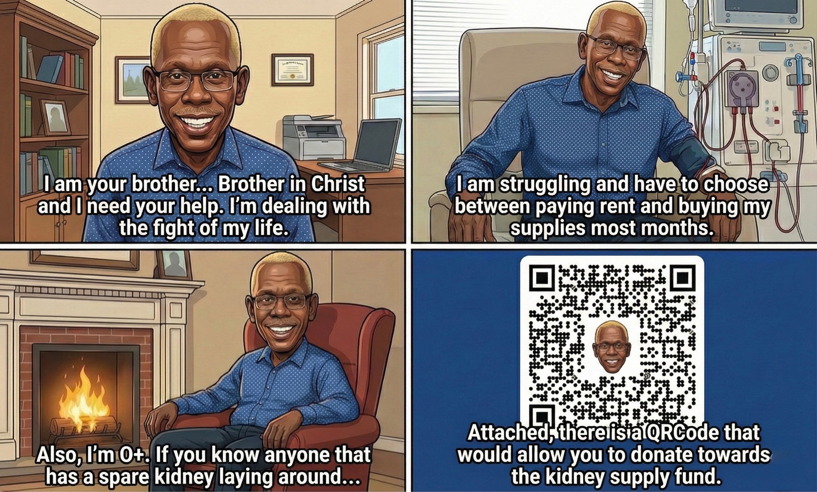A Pastor’s Plea: Help Me Stay Alive And Find A Kidney campaign photo, 7 of 8